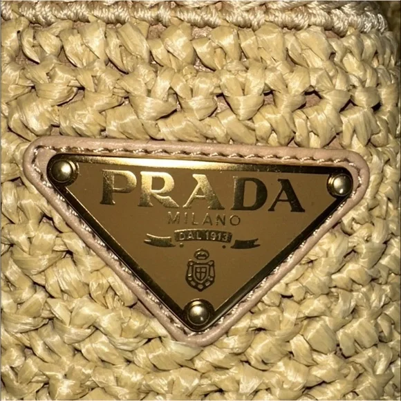 Prada Crochet Flatform Slides Sz 35 Beige Nude Brand New in Box with Receipt - Picture 4 of 16